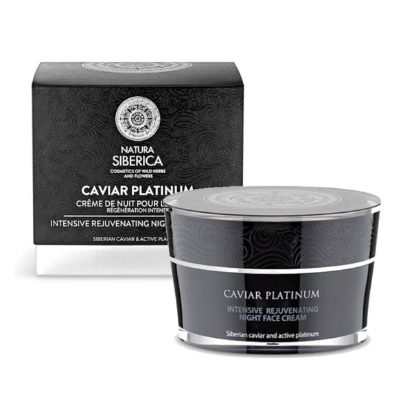 NATURA SIBERICA CAVIAR PLATINUM CREMA DE NOCHE INTENSIVE REJUVENATING 50ML