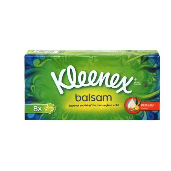 KLEENEX BALSAM PAÑUELOS 8 PAQ. 8UN