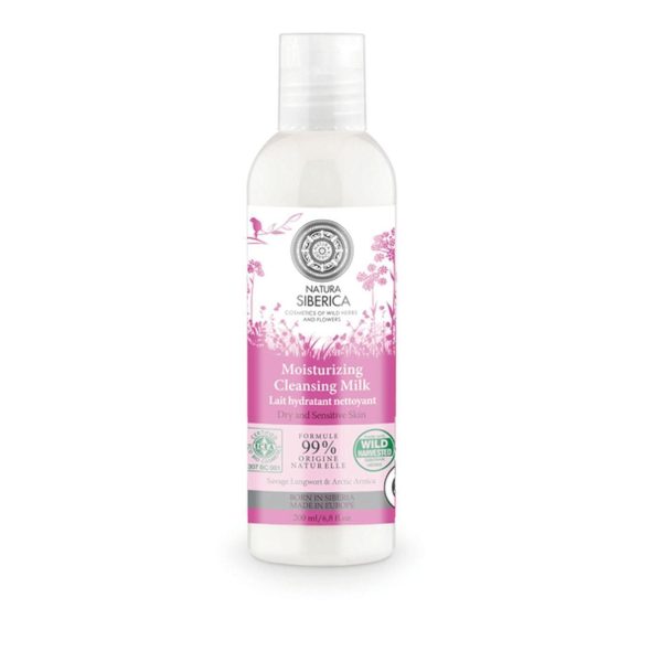 NATURA SIBERICA HIDRATANTE LECHE LIMPIADORA PIEL SECA 1UN