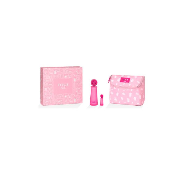 TOUS KIDS GIRL EAU DE TOILETTE 100ML+MINIATURA+NECESER