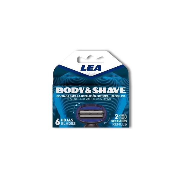 LEA RECAMBIO MAQUINILLA AFEITAR CUERPO 2UN