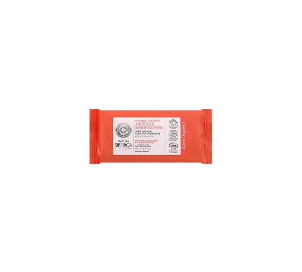 NATURA SIBERICA TOALLITAS MICELARES FACIALES REFRESCANTES 20UN