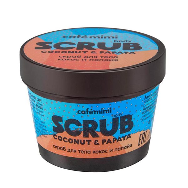 NATURA SIBERICA CAFE MINI EXFOLIANTE CORPORAL COCO 120GR