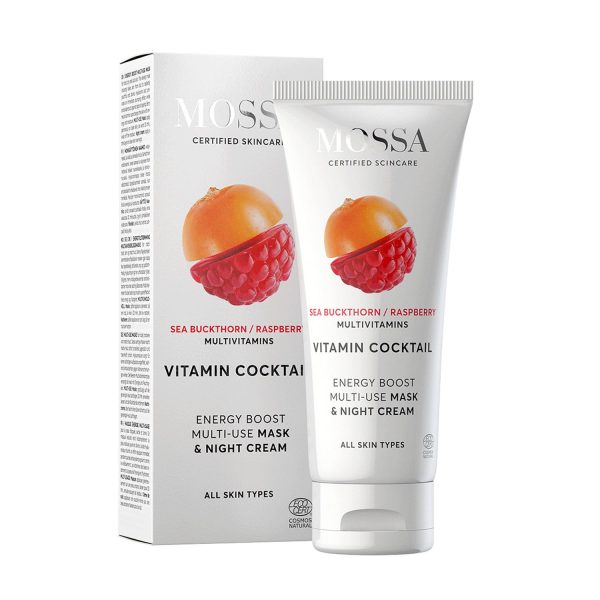 MOSSA VITAMIN COCKTAIL ENERGY BOOST MULTI-USO CREMA DE NOCHE MULTI-VITAMINS 60UN