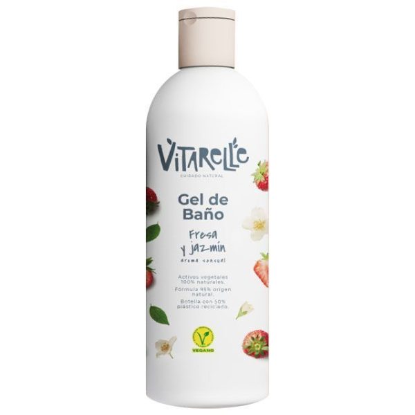 GEL DE BAÑO FRESA Y JAZMÍN 750ML
