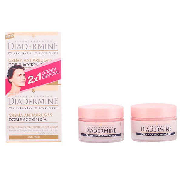 LOTE DE CREME DE DIA ANTI-RUGAS DE DUPLA AÇÃO