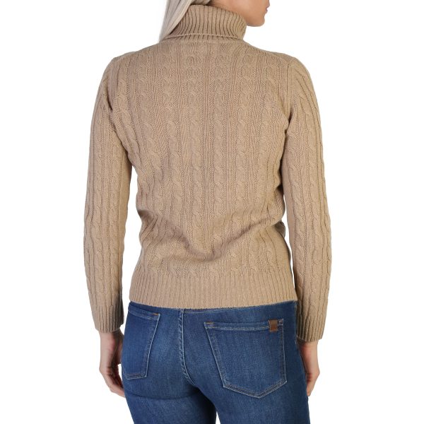 100% Cashmere Sweater DA-FF7-TRECCE_CAMMELLO - Image 2