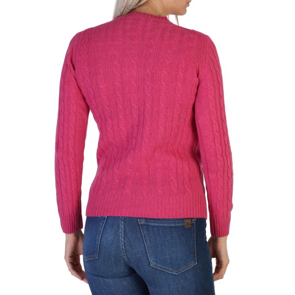 100% Cashmere Sweater DO-FF7-TRECCE_E230-FUXIA - Image 2