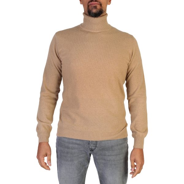 100% Cashmere Sweater UA-FF12_E770-CAMMELLO