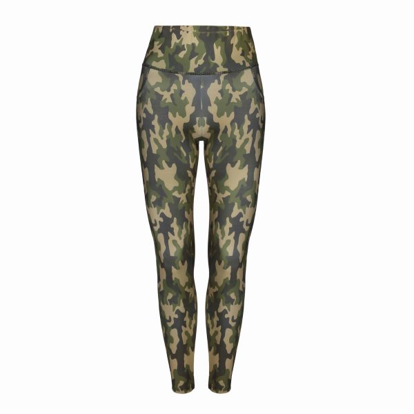 Bodyboo Leggings BB24004_Camo-Green - Image 2