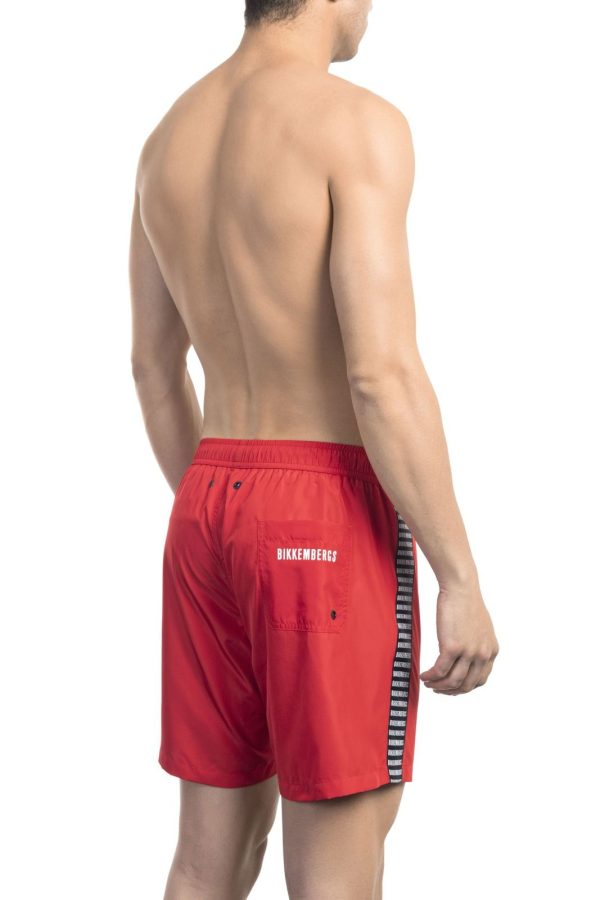 Bikkembergs Beachwear Roupa de banho BKK1MBM06_RED - Image 2