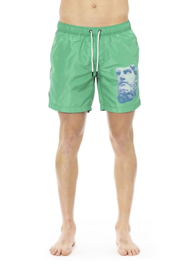 Bikkembergs Beachwear Roupa de banho BKK1MBM13_VerdeGreen