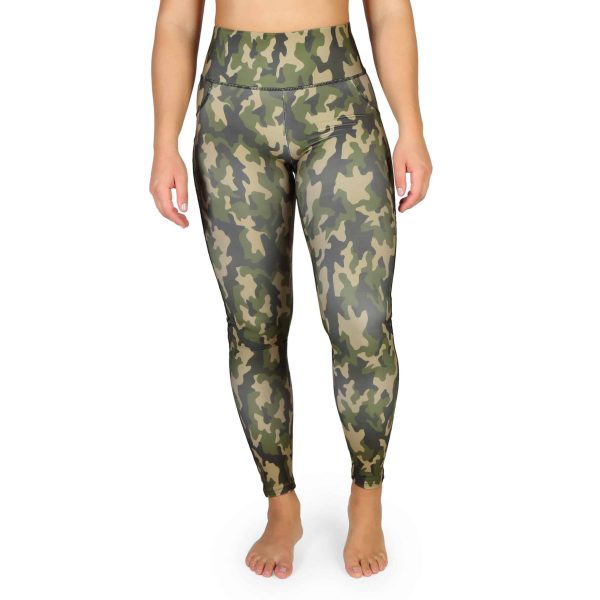 Bodyboo Leggings BB24004_Camo-Green - Image 3