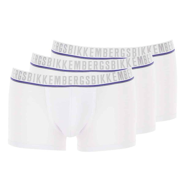 Bikkembergs Bermudão VBKT04286_1100_WHITE_TRIPACK