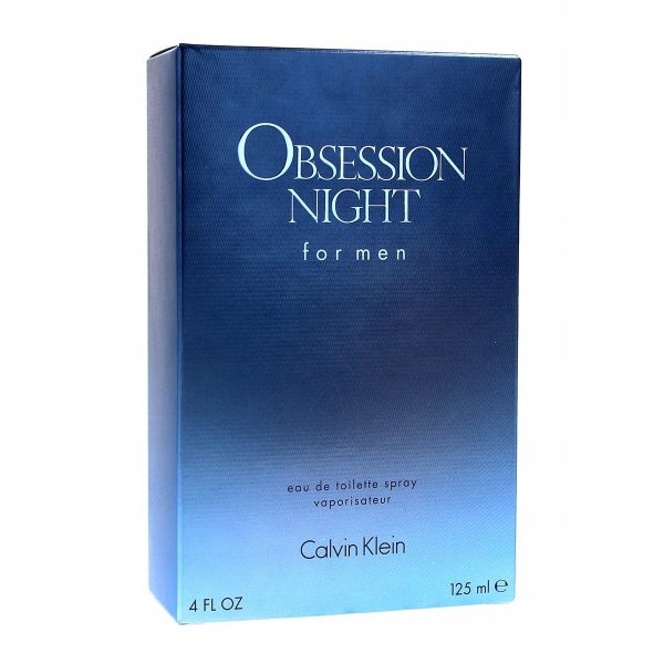 CALVIN KLEIN OBSESSION NIGHT EAU DE TOILETTE FOR MEN 125ML VAPORIZADOR