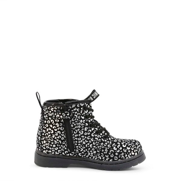 Shone Botas de cano baixo 3382-055_BLACK-ANIMALIER - Image 3