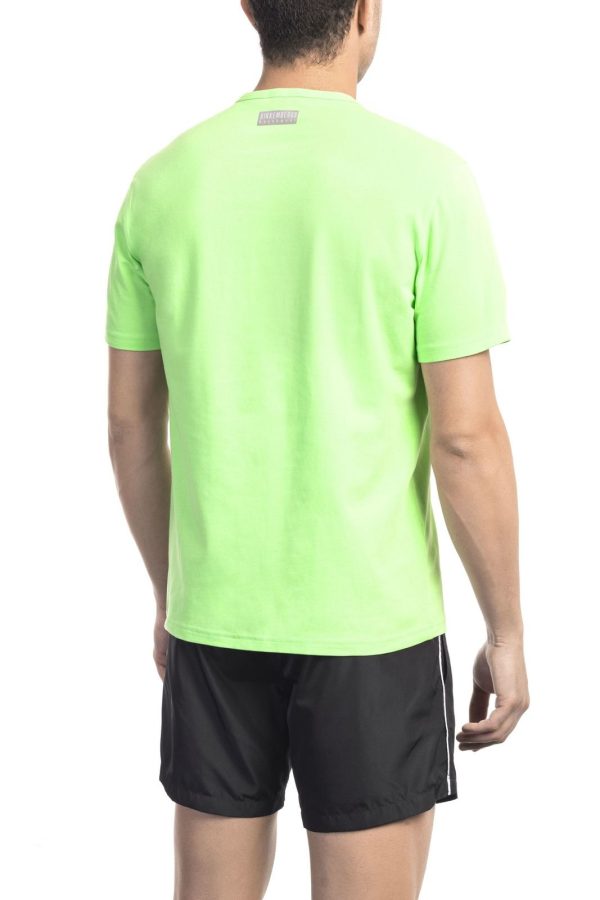 Bikkembergs Camiseta BKK1MTS02_GREENFLUO_D - Image 2