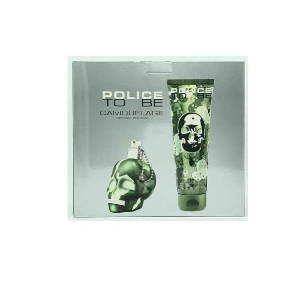 POLICE TO BE CAMOUFLAGE EAU DE TOILETE 40ML VAPORIZADOR + CHAMPU PERFUMADO 100ML