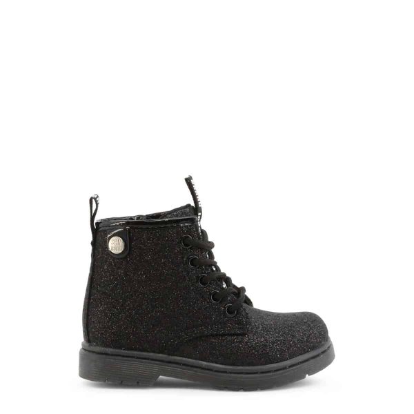 Shone Botas de cano baixo 3382-055_BLACK-GLITTER