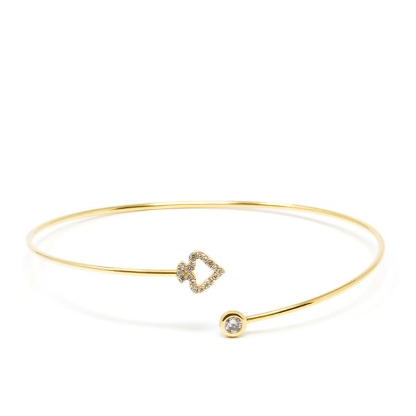 Pulseira RIGID MEWS #brilhante ouro 1 un