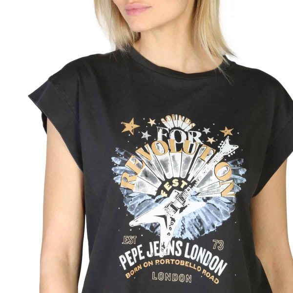 Pepe Jeans Camiseta CAROLINE_PL505158_BLACK - Image 3