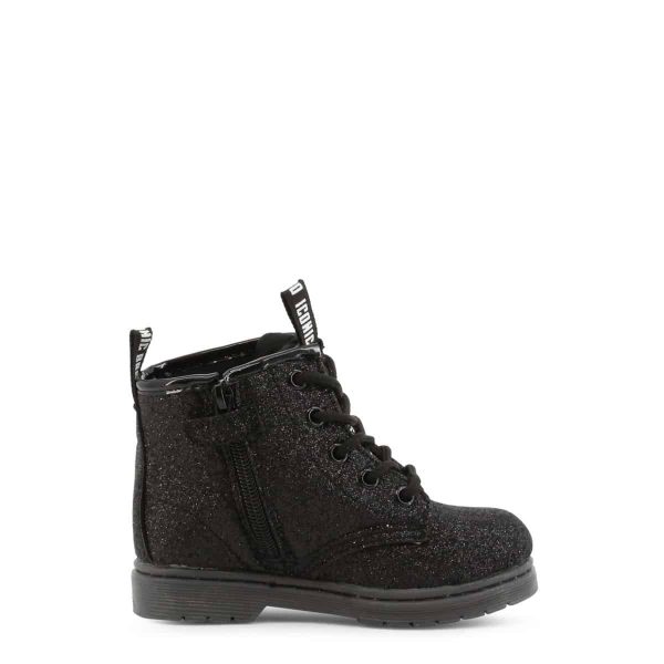 Shone Botas de cano baixo 3382-055_BLACK-GLITTER - Image 3