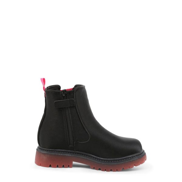 Shone Botas de cano baixo 2020-003_BLACK-FUXIA - Image 3