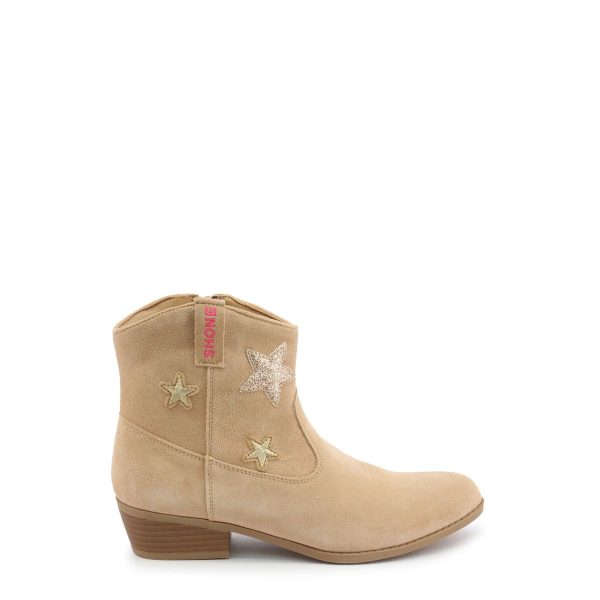 Shone Botas de cano baixo 026799_015_BEIGE