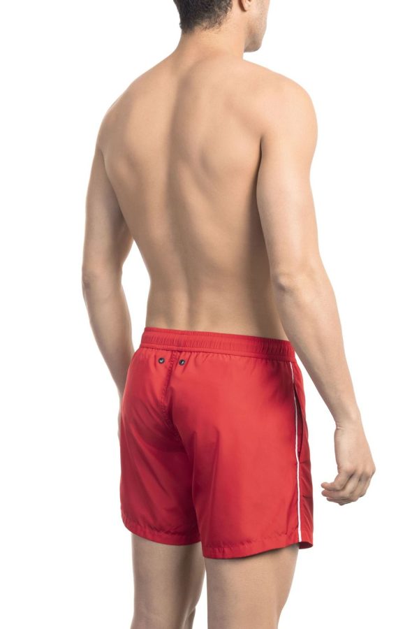 Bikkembergs Beachwear Roupa de banho BKK1MBS05_RED - Image 2