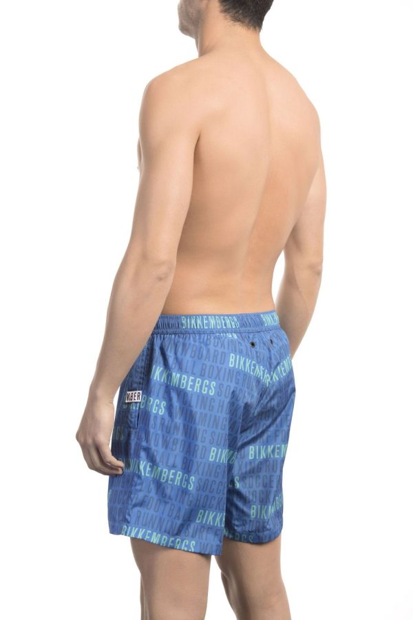 Bikkembergs Beachwear Roupa de banho BKK1MBM17_BLUE - Image 2