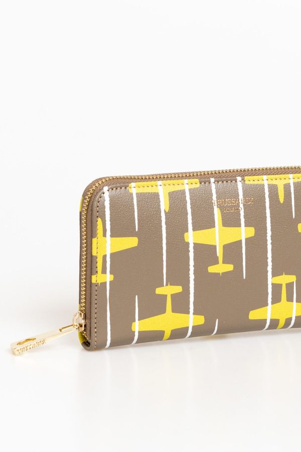 Trussardi Carteiras 76W000232Y000129_Y601YellowLeather - Image 3