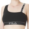 L SUJETADOR DEPORTIVO, DE ALGODÓN FILA, NEGRO