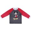 PIJAMA LARGO VELOUR COTTON MICKEY GRAY - Image 2