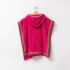 ALBORNOZ PONCHO DE NIÑO 65X65CM 380 GSM 100% ALGODÓN ROSA KIDS BE - Image 4