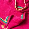 ALBORNOZ PONCHO DE NIÑO 65X65CM 380 GSM 100% ALGODÓN ROSA KIDS BE - Image 5