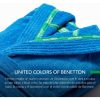 ALBORNOZ CON CAPUCHA M/L 360GSM 100% ALGODÓN AZUL RAINBOW BE - Image 6