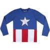 PIJAMAS Y BATAS PIJAMA LARGO AVENGERS CAPITAN AMERICA ROJO - Image 2