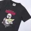 CAMISETA CORTA SINGLE JERSEY PUNTO THE MANDALORIAN BLACK - Image 3