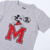 CAMISETA CORTA SINGLE JERSEY PUNTO MICKEY GRAY - Image 3