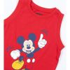 PIJAMA CORTO SINGLE JERSEY TIRANTES MICKEY RED - Image 3