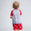 PIJAMA CORTO SINGLE JERSEY PUNTO MICKEY RED - Image 5