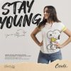 CAMISETA CORTA SINGLE JERSEY PUNTO SNOOPY WHITE - Image 6