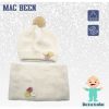 CONJUNTO DE GORRO Y BUFANDA PARA PREESCOLARES DE 2 A 5 AÑOS COLOR CRUDO - Image 2
