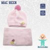 CONJUNTO DE GORRO Y BUFANDA PARA PREESCOLARES DE 2 A 5 AÑOS COLOR ROSA - Image 2