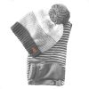 CONJUNTO DE GUANTES, GORRO Y BUFANDA PARA BEBÉS DE 9 A 18 MESES COLOR GRIS