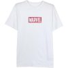 CAMISETA CORTA SINGLE JERSEY PUNTO MARVEL WHITE