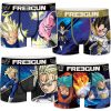 SET DE 4 BOXERS PARA HOMBRE FREEGUN COLECCIÓN DRAGON BALL MODELO PK5370