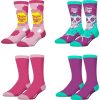 SET DE 4 CALCETINES ALGODÓN FREEGUN COLECCIÓN CHUPA-CHUPS PARA MUJER 39-42