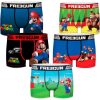 SET DE 5 CALZONCILLOS BÓXER MARIO BROS PARA HOMBRE MICROFIBRA