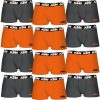 SET DE 12 CALZONCILLOS BÓXER KTM NARANJA Y GRIS OSCURO